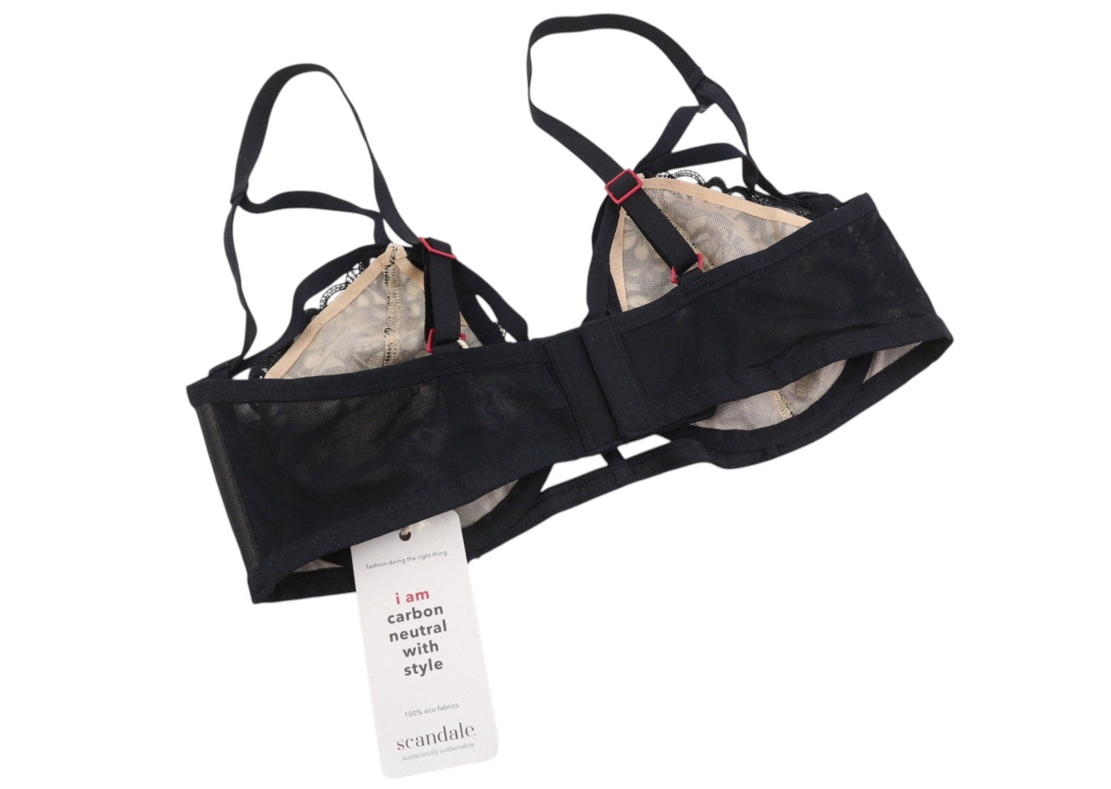 Scandale Le Bandeau Unpadded Sublime-noir Femme Braguipure Lacets