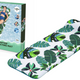 Inflatable Mattress Swimming Mat For Pool White Palm Leaves Motif 43731