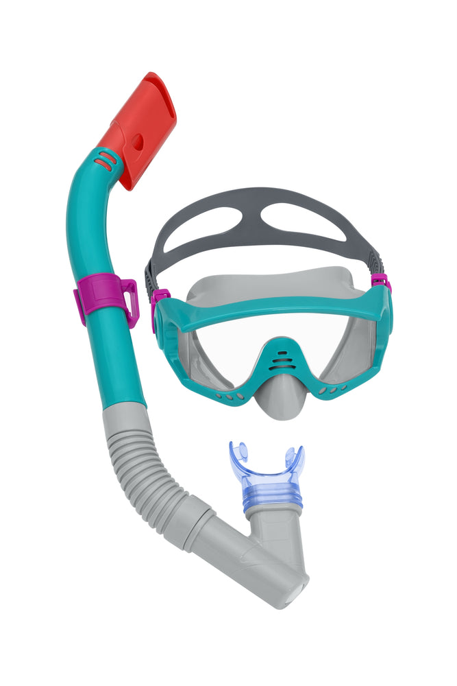 Diving Set Mask Snorkel Fins Blue Bestway 25020