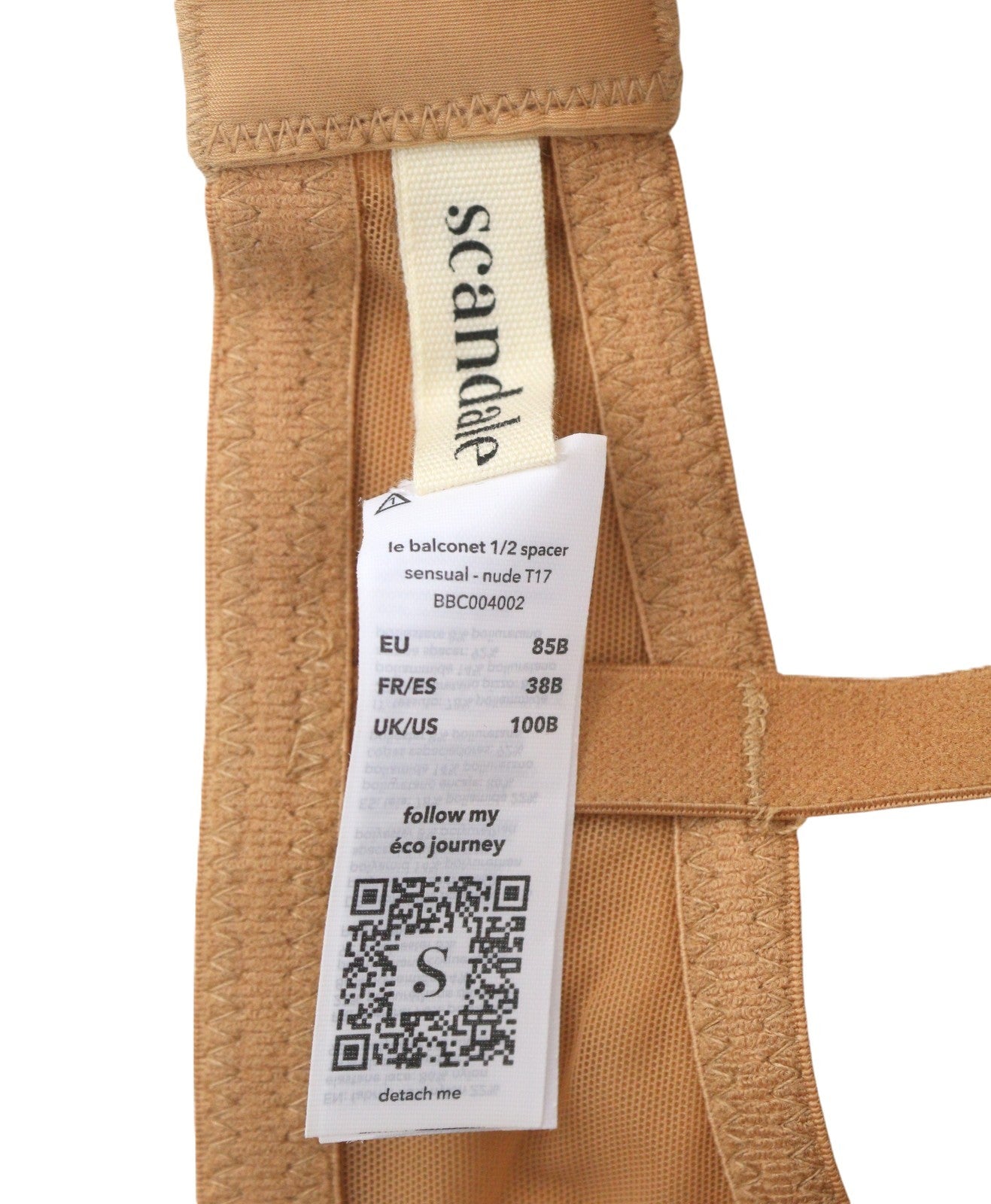 Scandale Le Balconet 1/2 Spacer Sensual-nude T17 Donna Lacci Braguipure