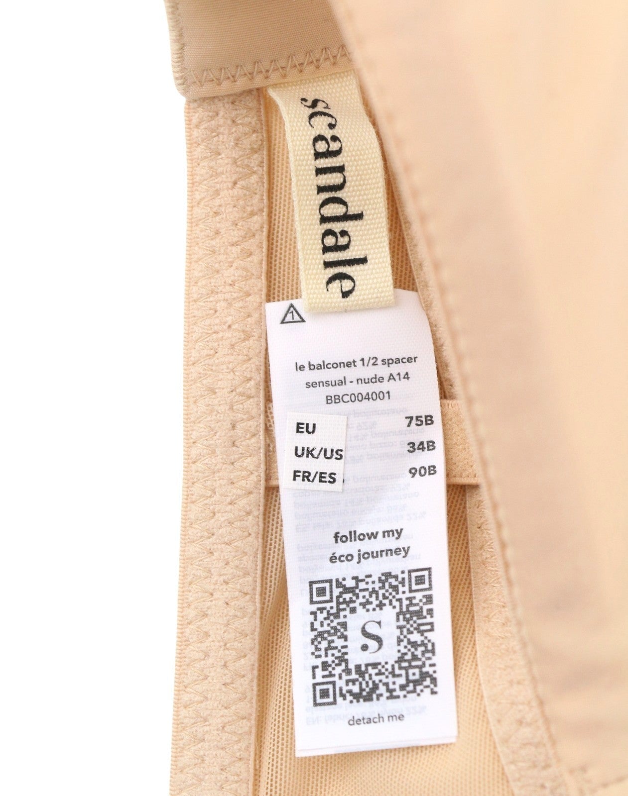 Scandale Le Balconet 1/2 Spacer Sensual-nude A14 Women Braguipure Laces