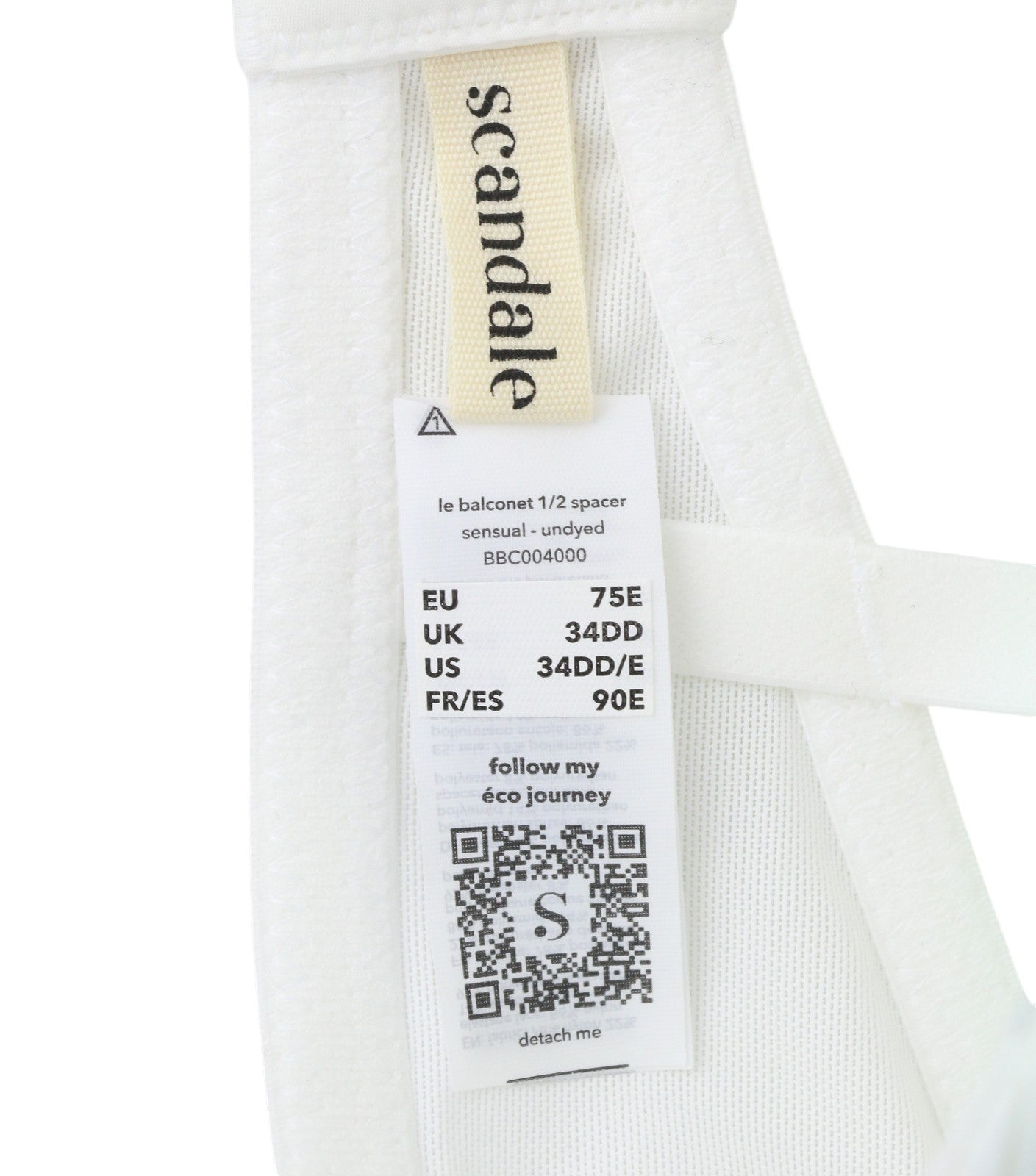 Scandale Le Balconet 1/2 Spacer Sensual-undyed Women Brawhite Guipure Laces