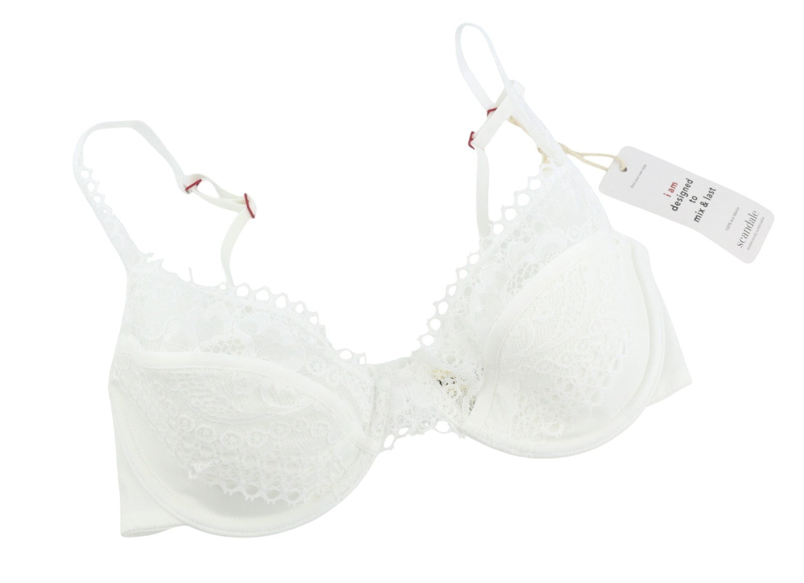 Scandale Le Balconet 1/2 Spacer Sensual-undyed Women Brawhite Guipure Laces