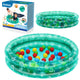 Piscina inflável de jardim com bolas Bestway 51141 transparente com pontos