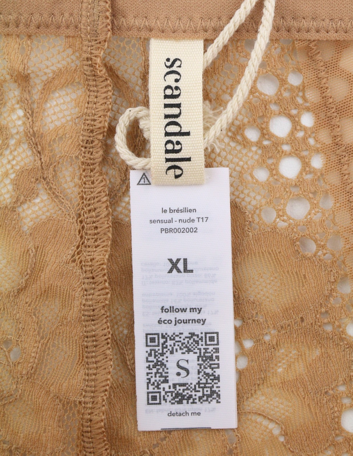 Scandale Le Bresilien Sensual-nude T17 Women Pantiesbrazilian Laces Insert