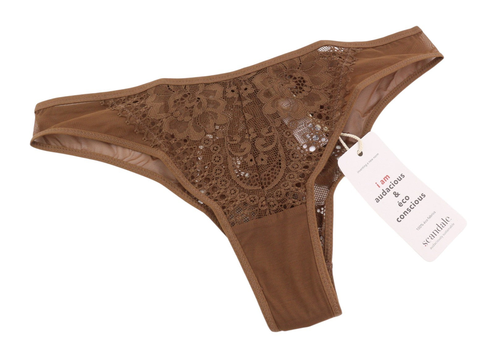 Scandale Le Bresilien Sensual-nude B18 Femme Culottesbrun Lacets 3-pack