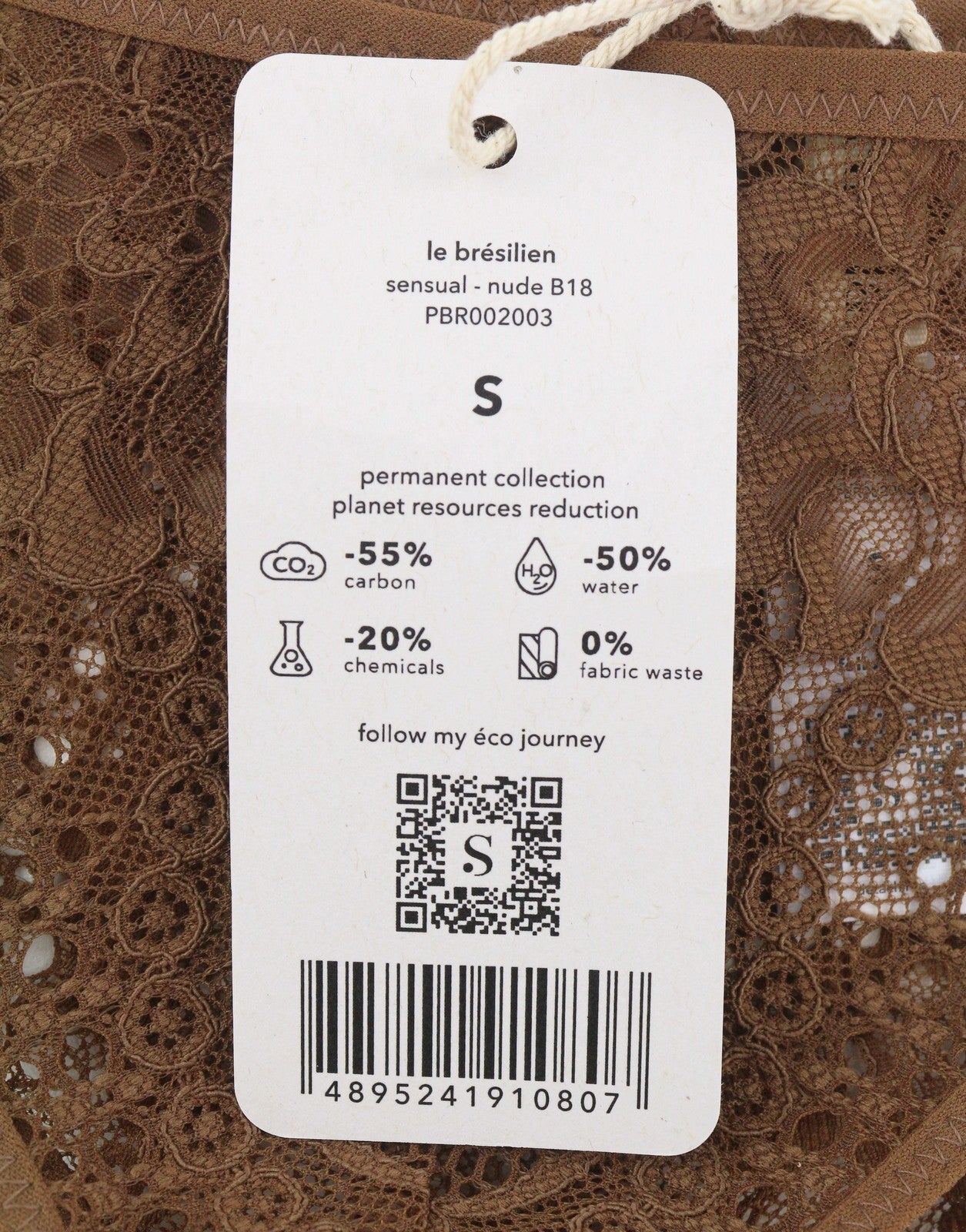 Scandale Le Bresilien Sensual-nude B18 Femme Culottesbrun Lacets 3-pack