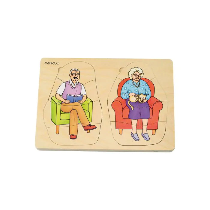Beleduc Layer Puzzle Баба и дядо