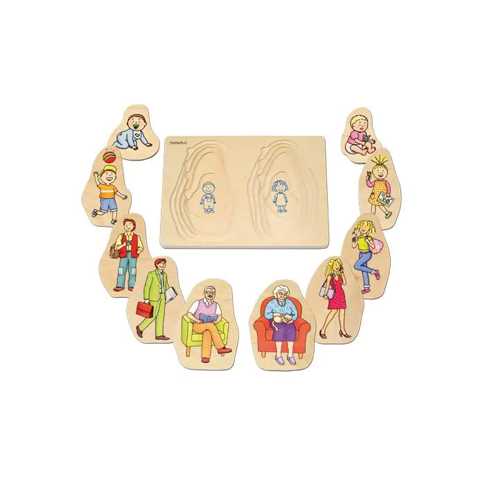 Beleduc Layer Puzzle Баба и дядо