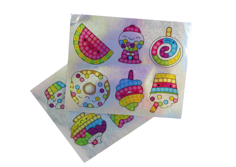 Diamond Sticker Set Diy Sweets Colorful Stickers