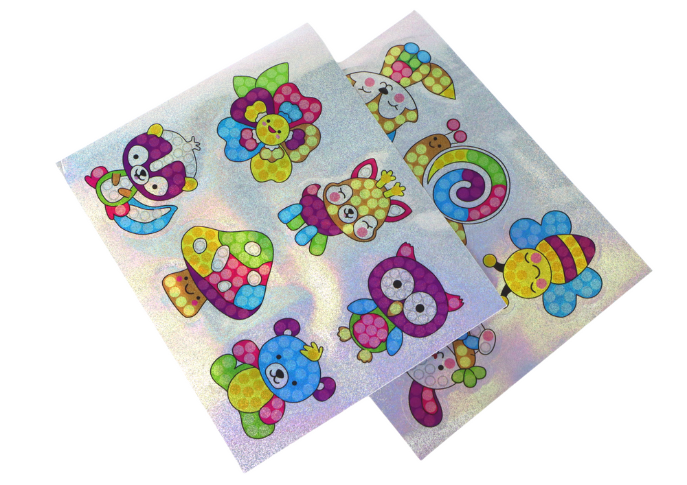 Set Of Diy Diamond Stickers Colorful Animals Stickers