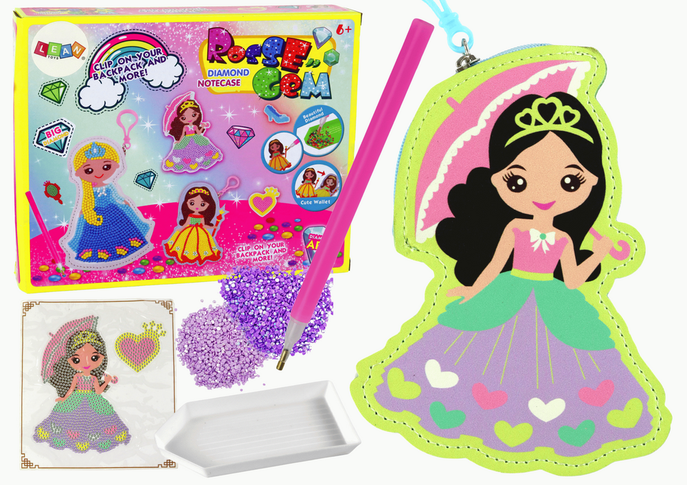 Diy Beads Set Princess Keychain Pocket