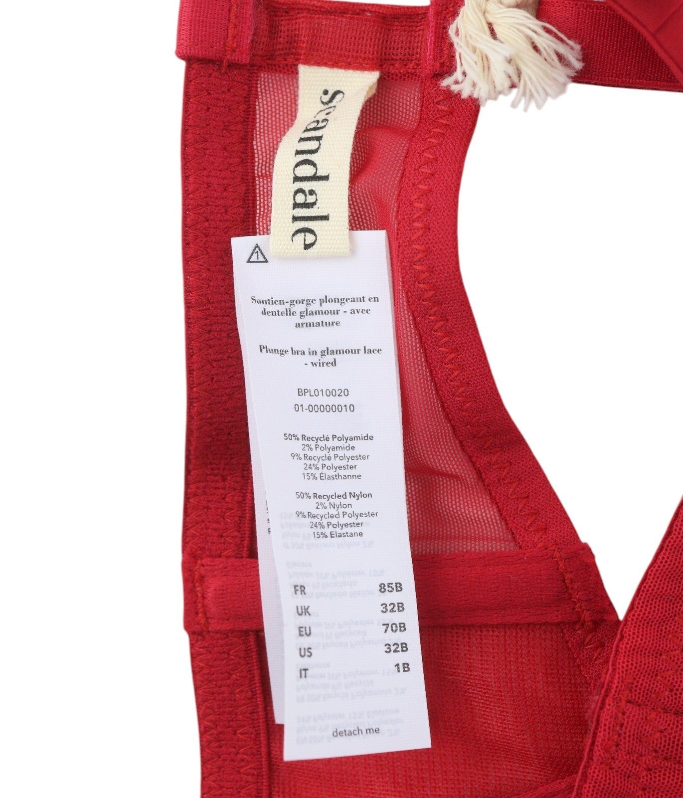 Scandale Plunge In Glamour Lace-wired Women Brared Guipure Laces