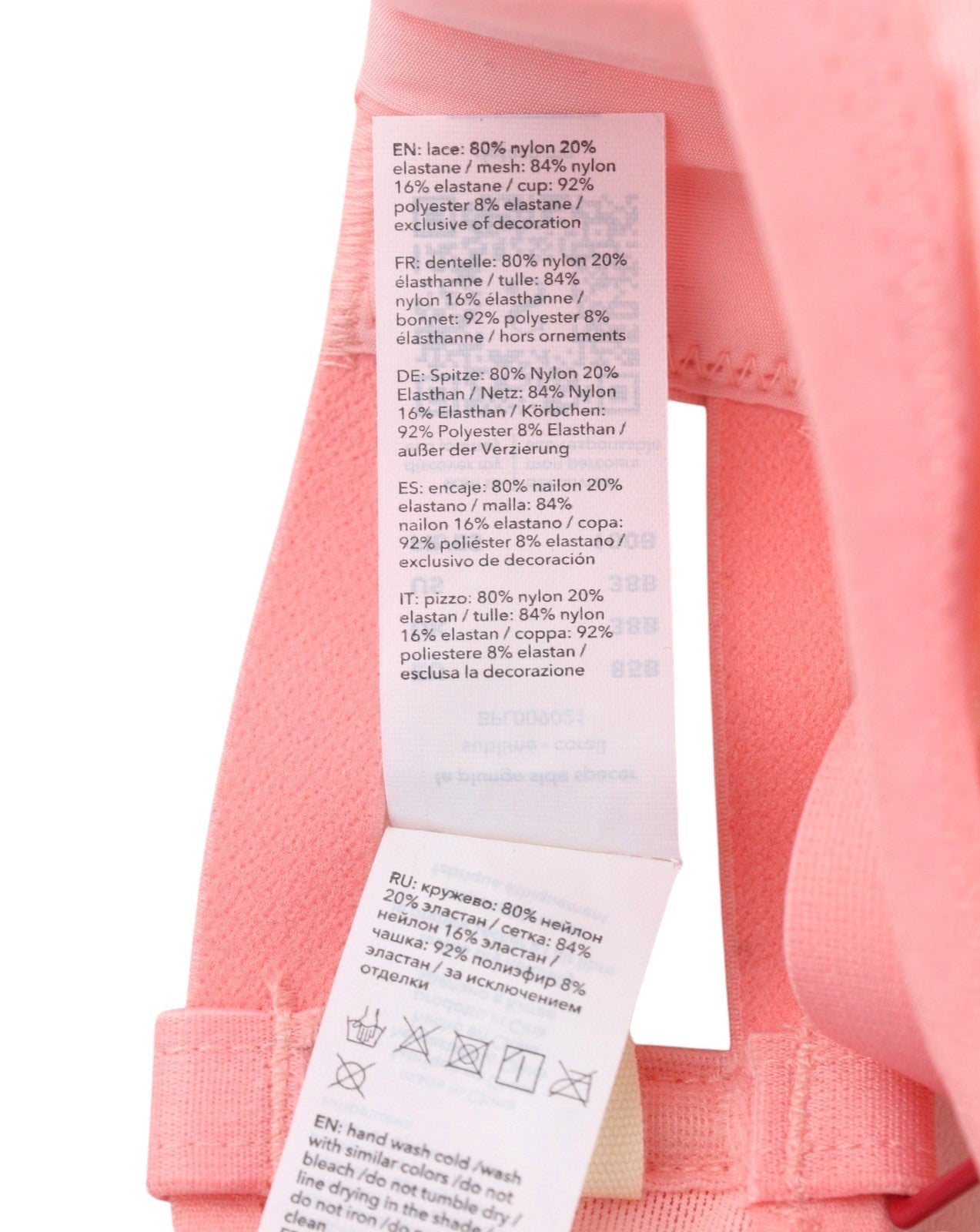 Scandale Le Plunge Side Spacer Sublime-corail Women Bralaces Print