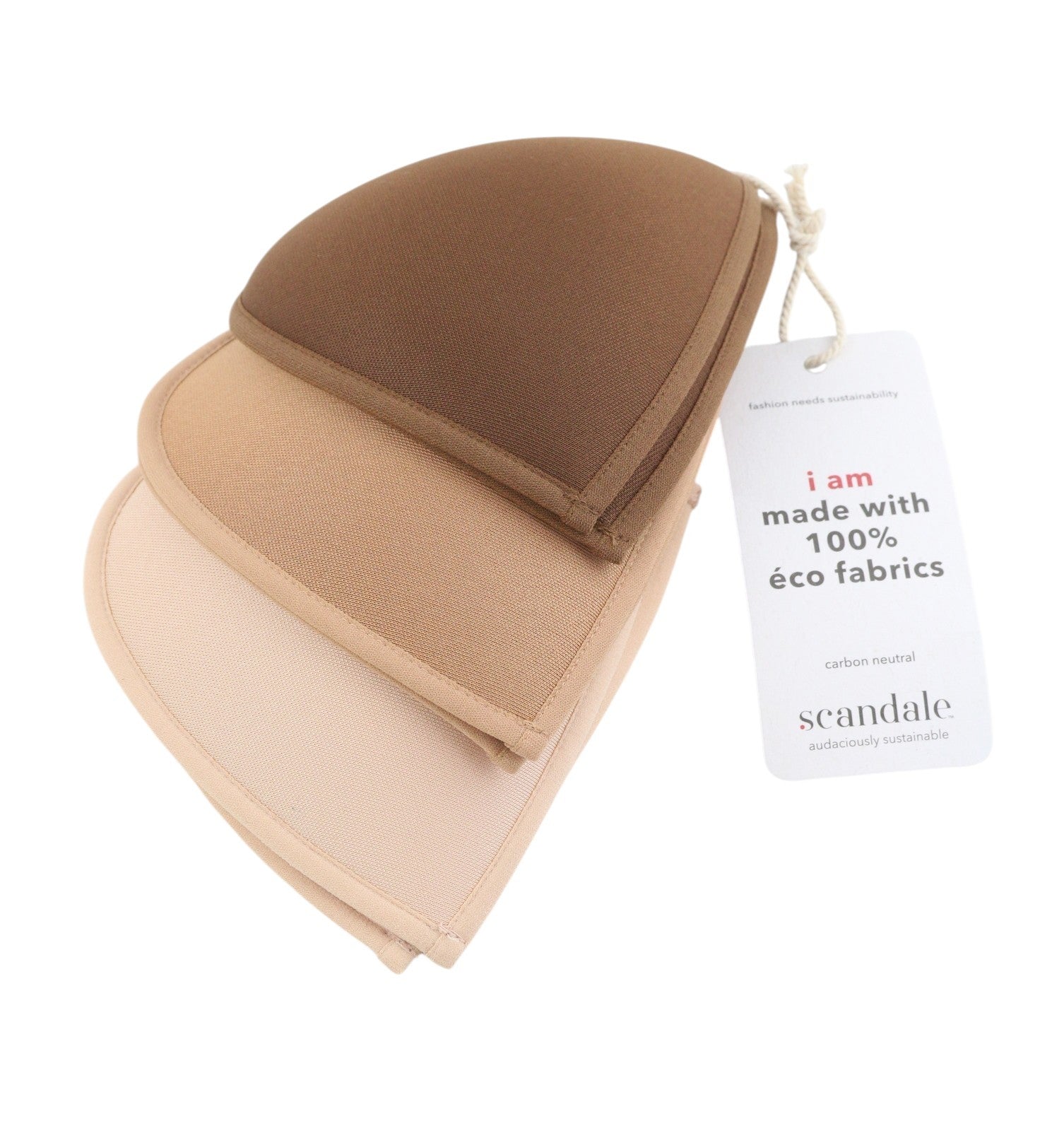 Scandale Le Triangle Back Detail Sleek-nude A14 Women Brafront Clip +3 Pads