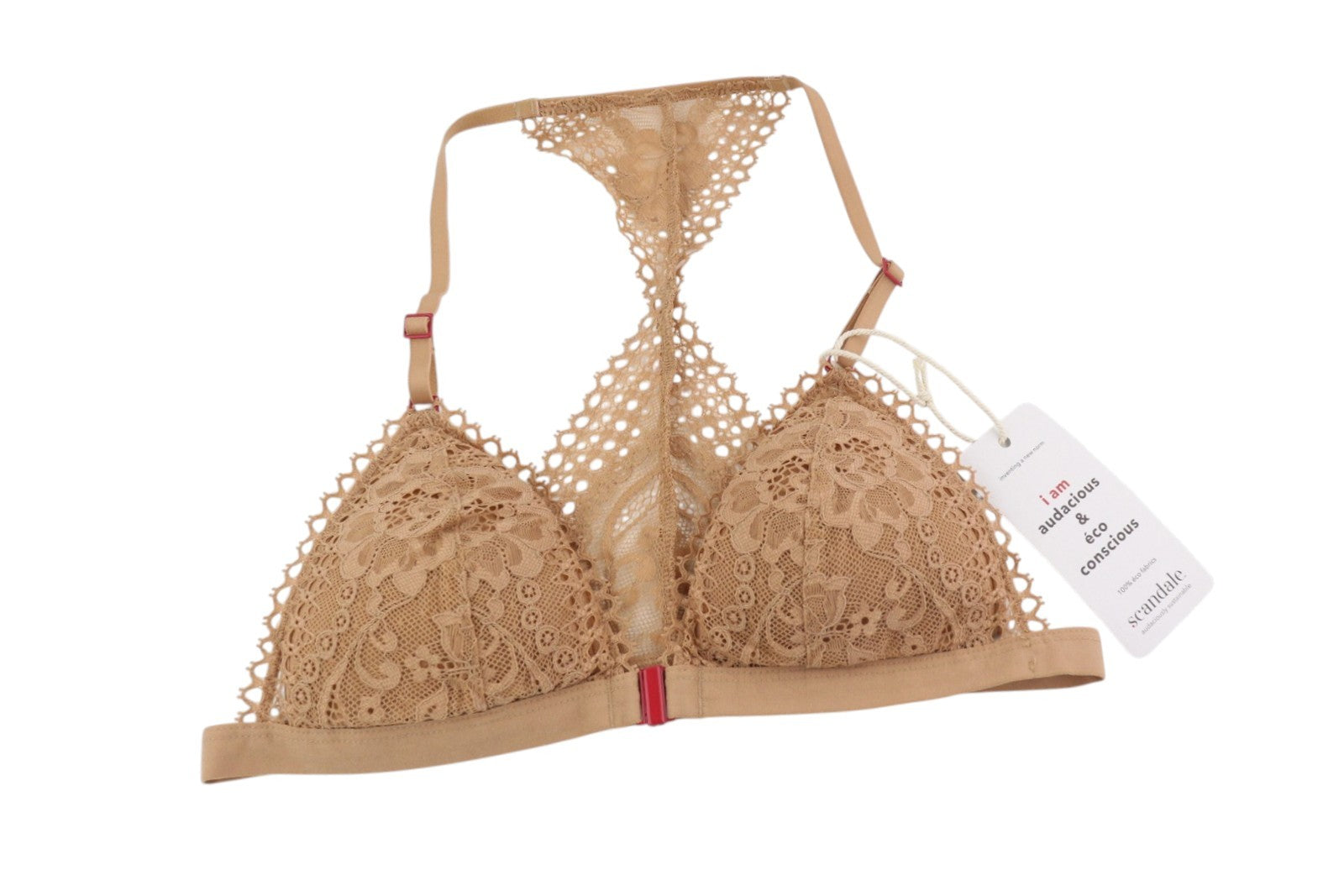 Scandale Le Triangle Back Detail Sensual-nude T17 Women Bralaces +3 Pads
