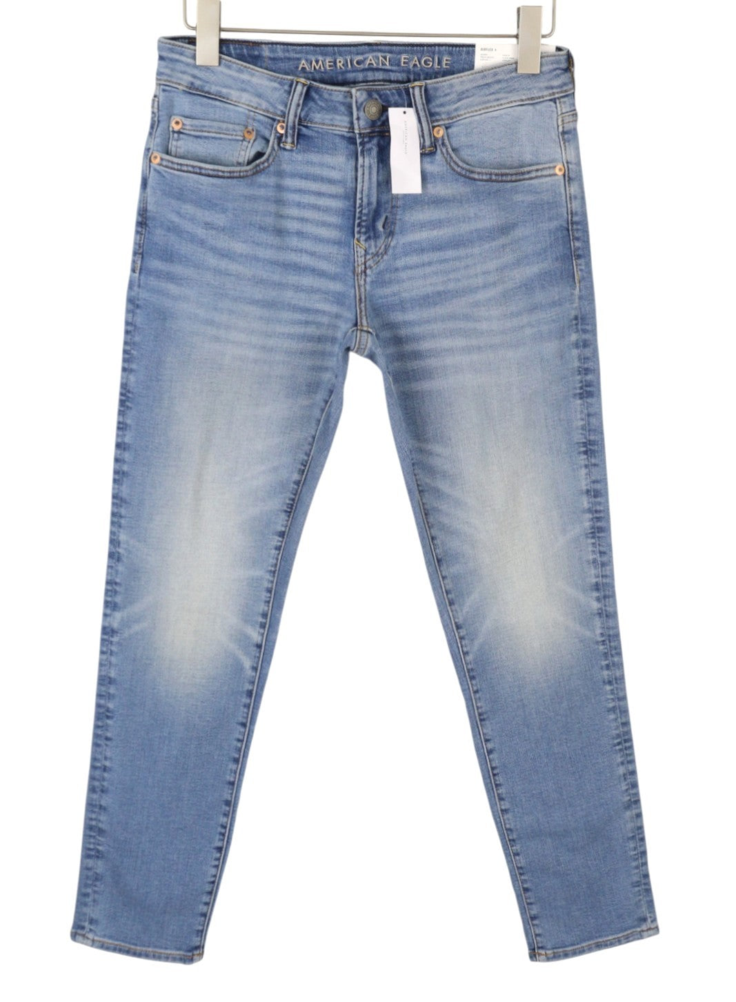 American Eagle Outfitters Airflex+ Skinny Fresh Bright Men Jeansfaded