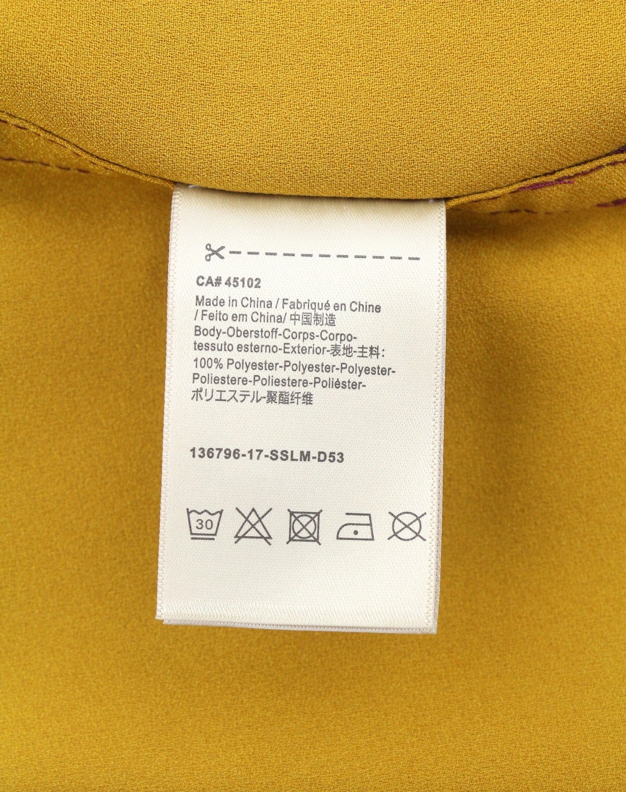 Maison Scotch Dame T-shirt sennep skinnende udseende rund hals ærmeløs