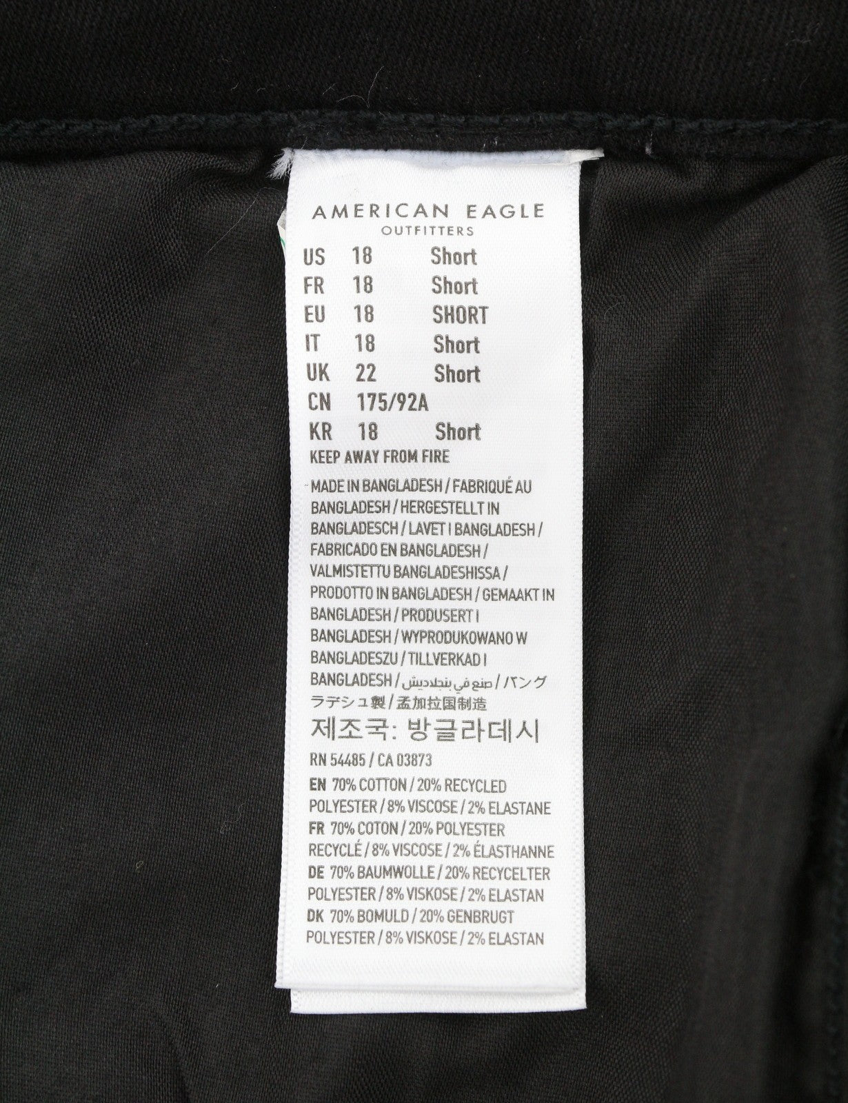 American Eagle Outfitters Jegging Always Black Women Jeansstretch Denim