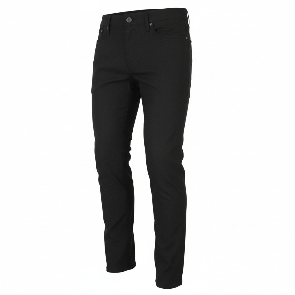 Pantaloni da uomo American Eagle Outfitters Active Flex Slim neri con cerniera