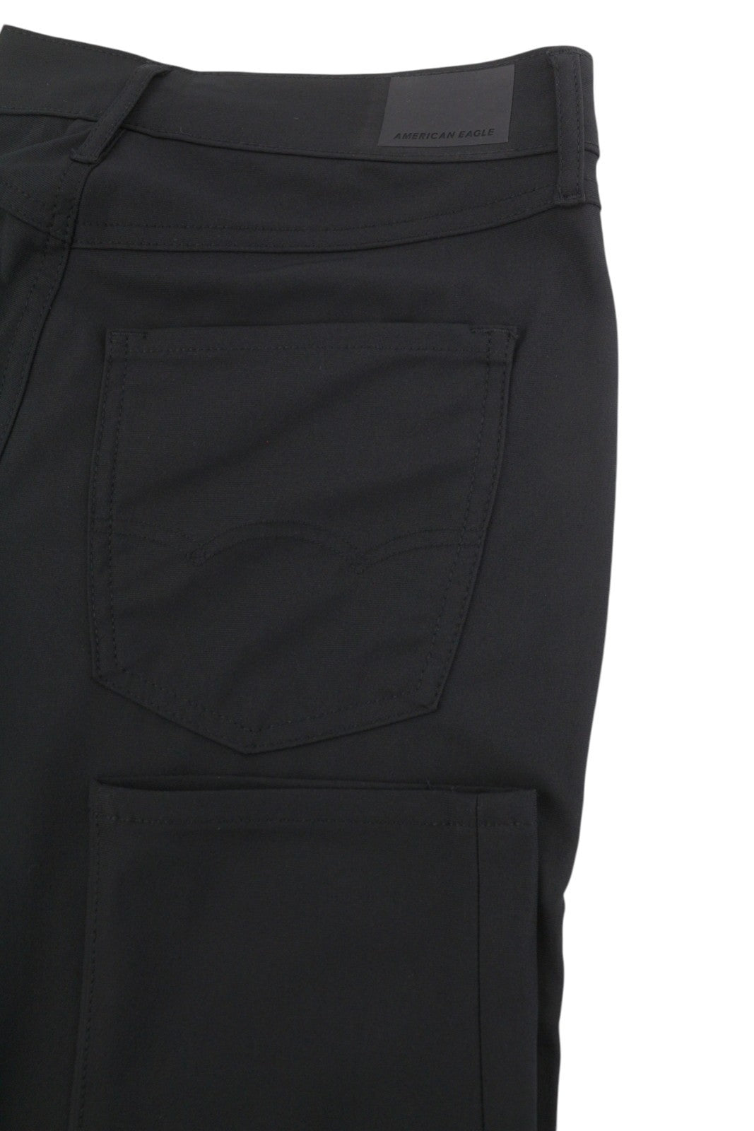 Pantaloni da uomo American Eagle Outfitters Active Flex Slim neri con cerniera