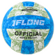 Bola de voleibol azul e preta tamanho 5 colorida