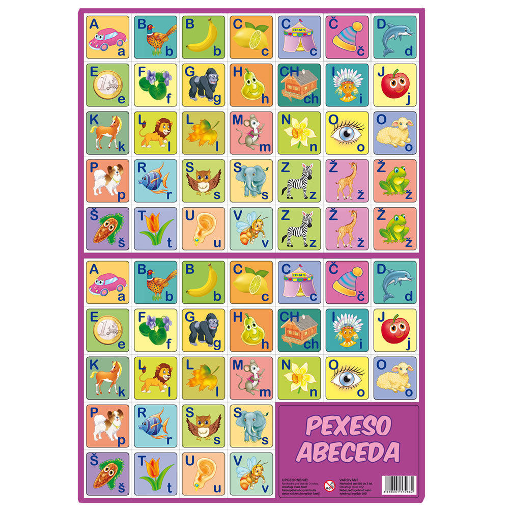 The Pexeso Pairs Memory Game