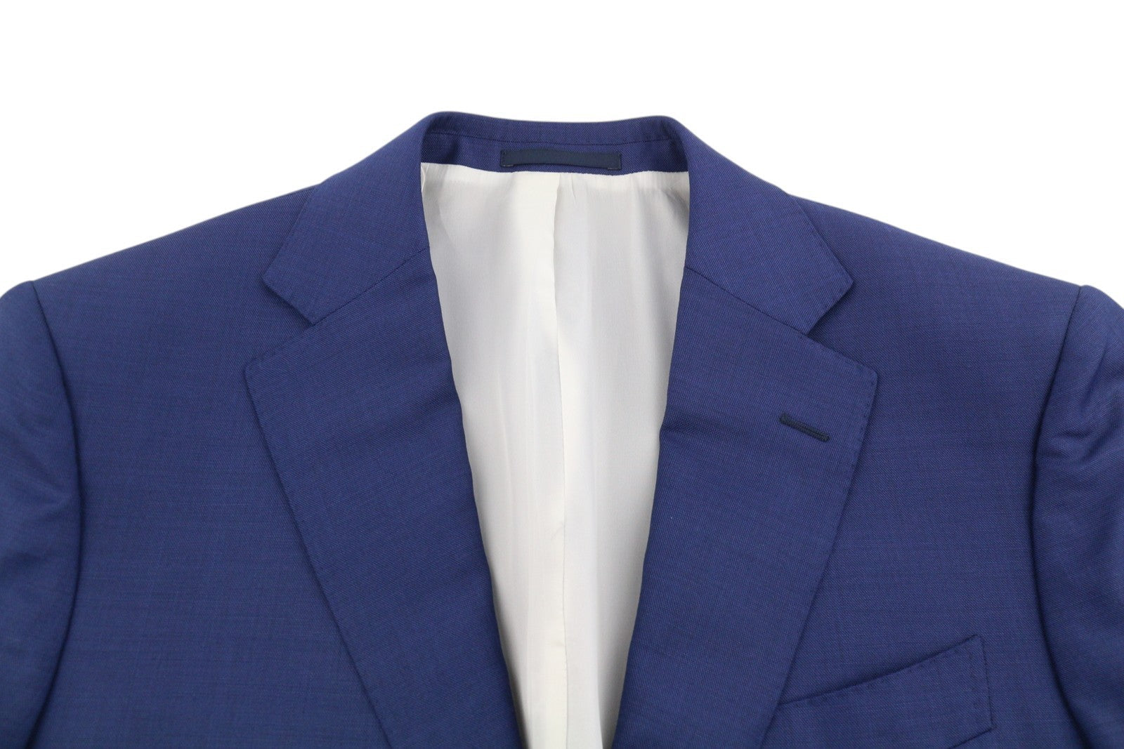 Suitsupply Napoli Men Blazerblue Straight Slim Cut Wool Single-breasted