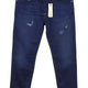 Diesel Buster 0665t Herren Jeansblau Faded Distress Regular Slim Tapered