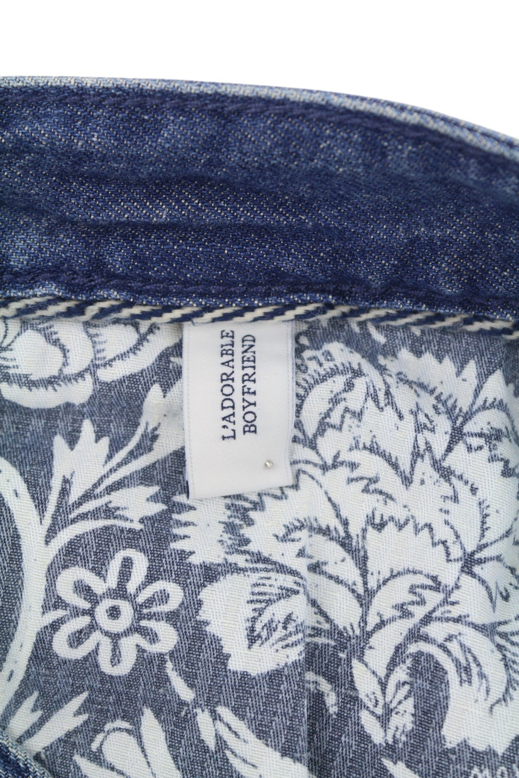 Scotch & Soda L'adorable Boyfriend Women Jeansblue Linen Blend Distress