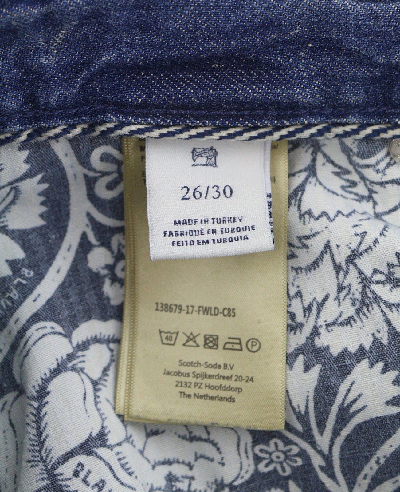 Scotch & Soda L'adorable Boyfriend Women Jeansblue Linen Blend Distress