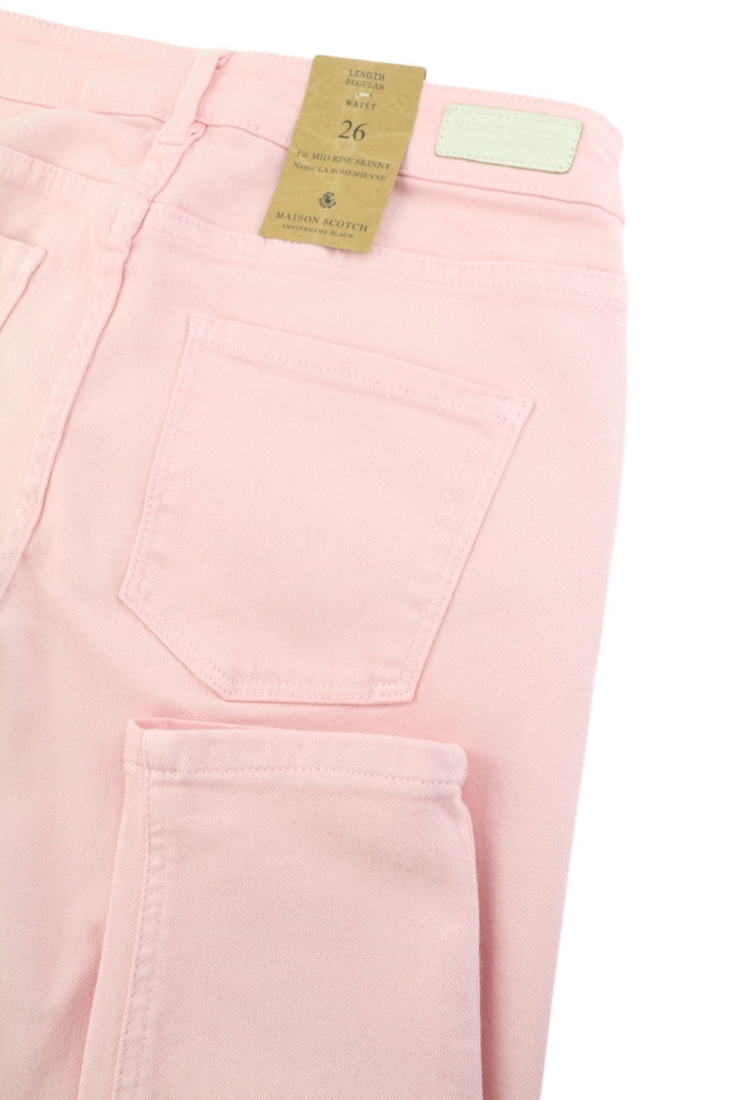 Maison Scotch La Bohemienne Women Jeanspink Mid Rise Skinny Fit Zip Fly