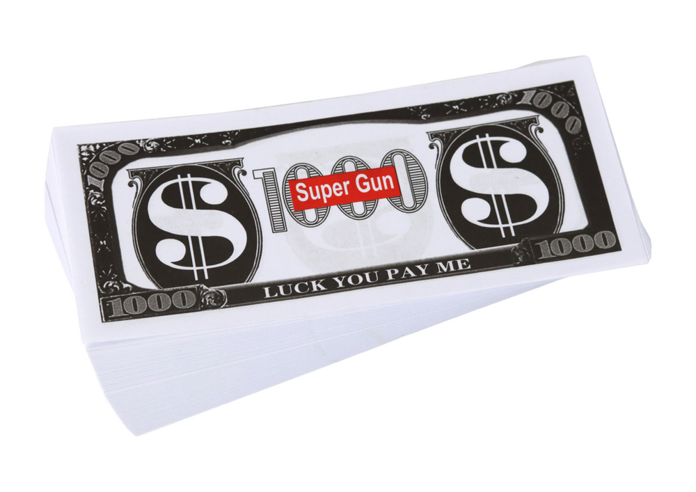 Money Gun Shooting Red Launcher Money Gun Banknotes