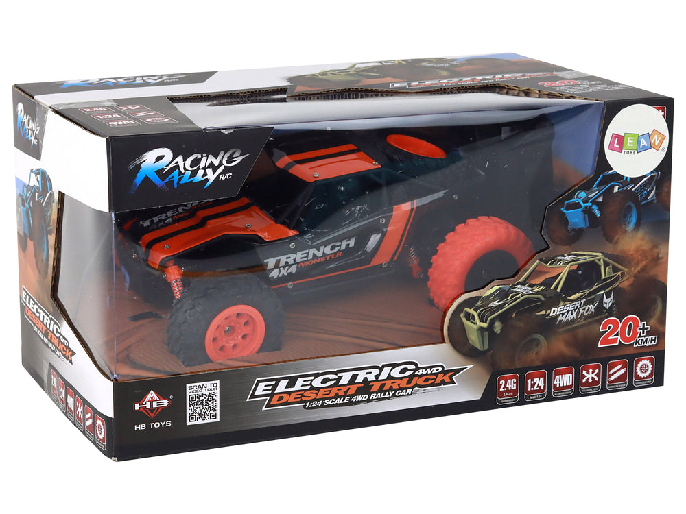 Remote Controlled Off-road Car R/c 1:24 Orange