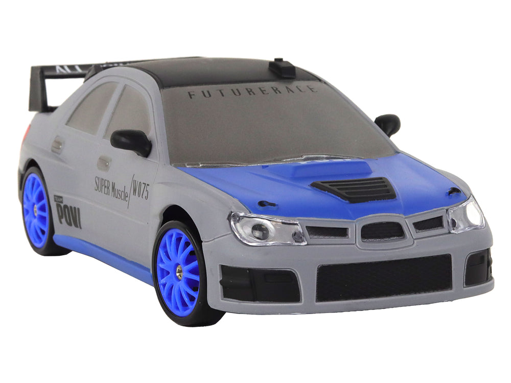 Remote Controlled Sports Car R/c 1:24 Gray Replaceable Wheels