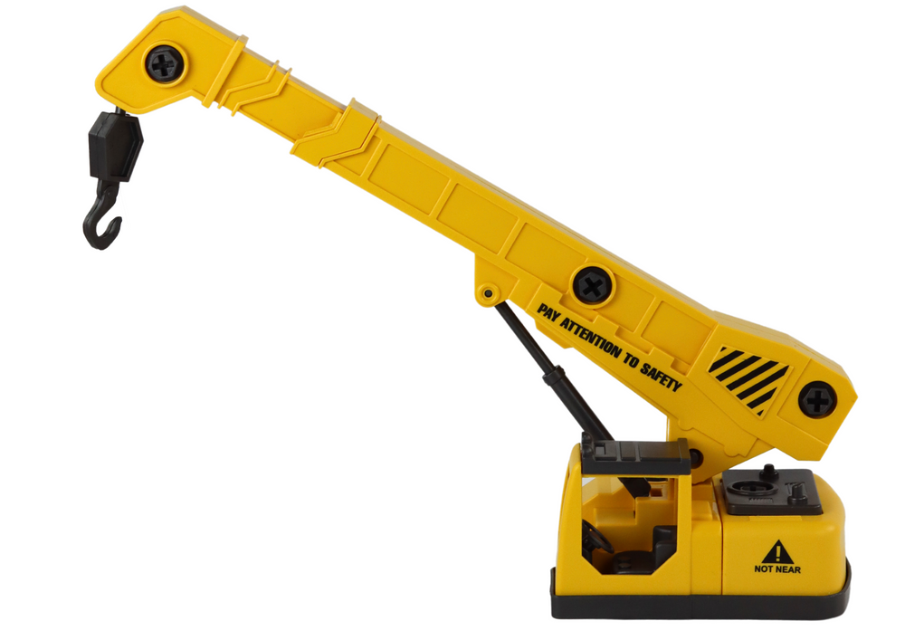 Construction Vehicles Sound Light 1:12 Diy Concrete Mixer Crane Excavator