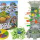 Family Arcade Game Falling Dinosaurs Tower Of Sticks