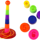 Game Throwing Cups And Hoops To A Target With Various Degrees Of Difficulty