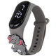 Gray Elephant Touch Screen Watch With Adjustable Strap