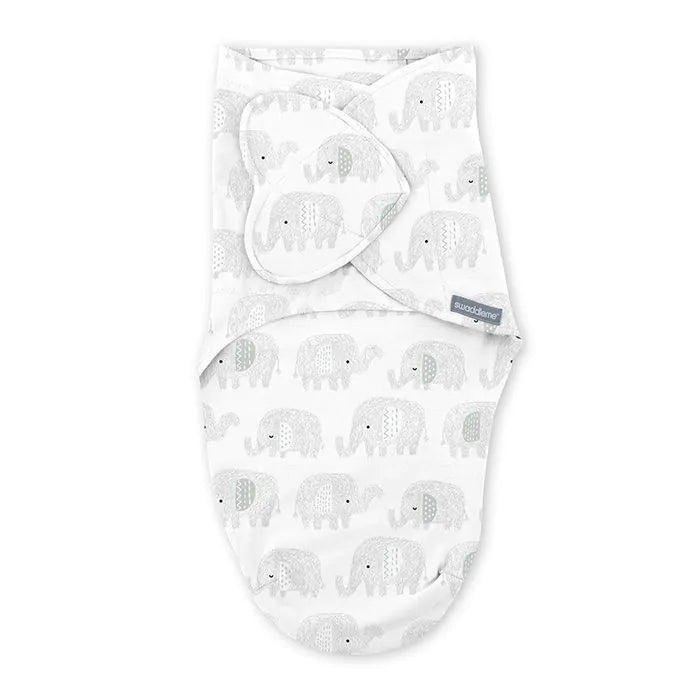 Ingenuity Swaddleme монограм слон