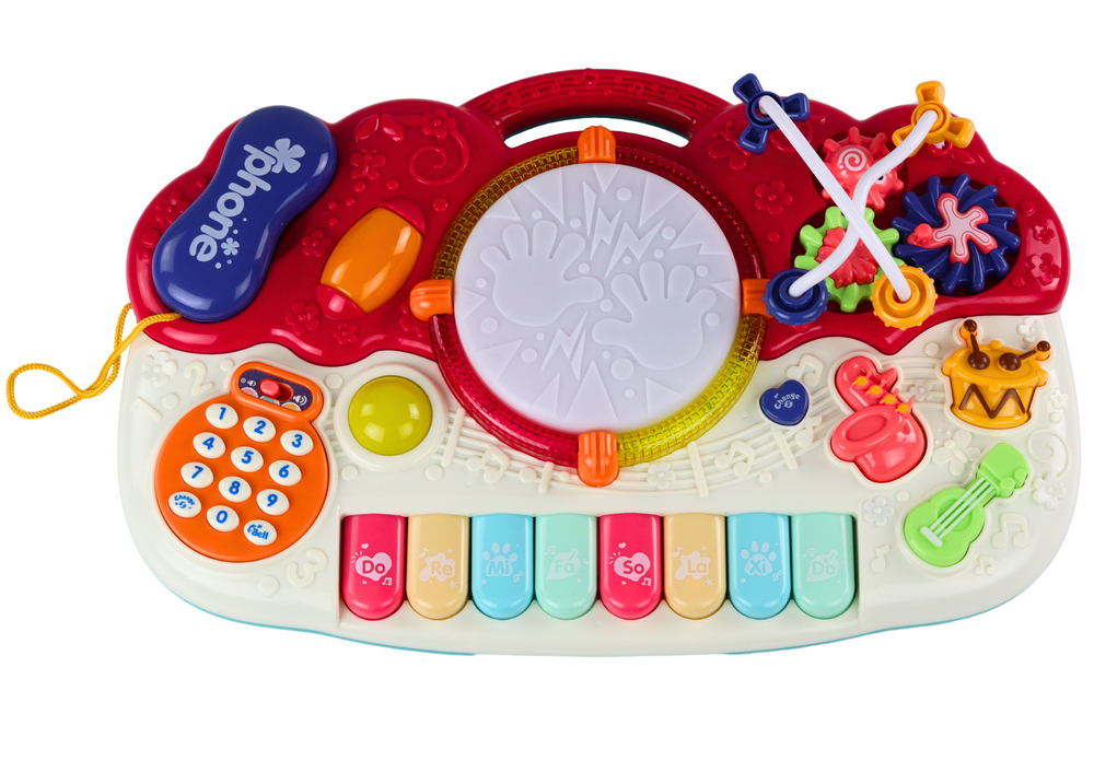Organ Piano Educational Music Drum Sounds Light