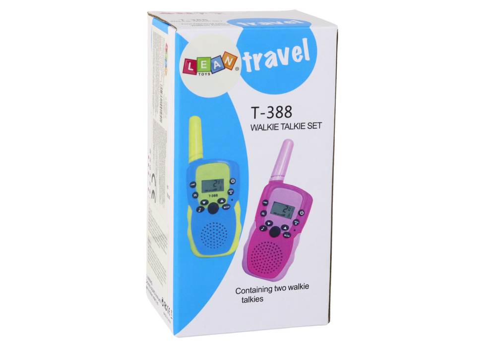Walkie Talkie Walkie Talkies Green - Blue Range 3 Km For Children