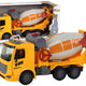 Concrete Mixer Truck Swivel Pear Sound Light Yellow 1:16