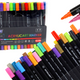 Set Of 36 Double-sided Markers For Ceramics Glass And Clothes