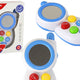Blue Children's Interactive Phone Lights Sounds Mirror