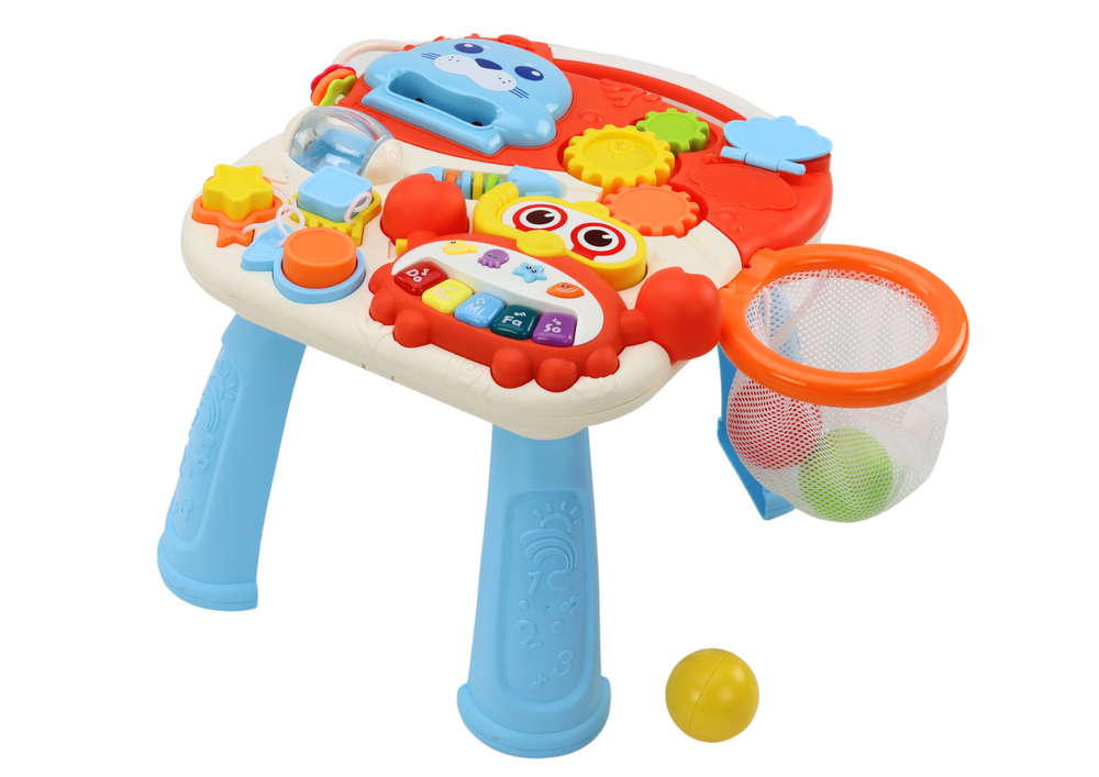 Push Toy Interactive Educational Table 2in1 Red