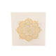 Метален стикер Mandala Gold --комплект от 2 бр. - 7см