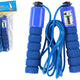 Blue Skipping Rope With Counter 280 Cm Fitness Adjustment