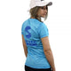 Camiseta Softee Padel Zero Mujer Azul Celeste