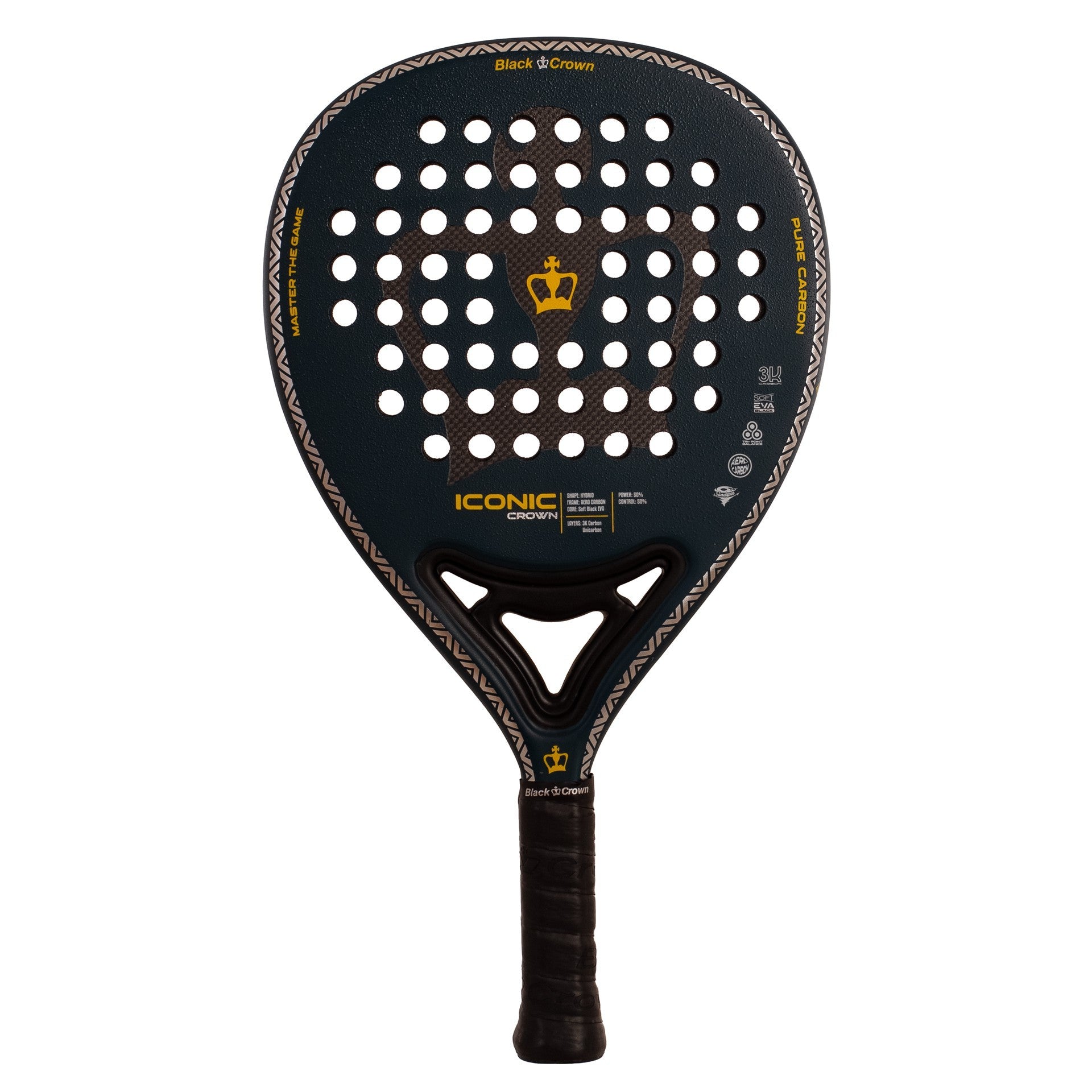 Black Crown Iconic Crown Padel Racket